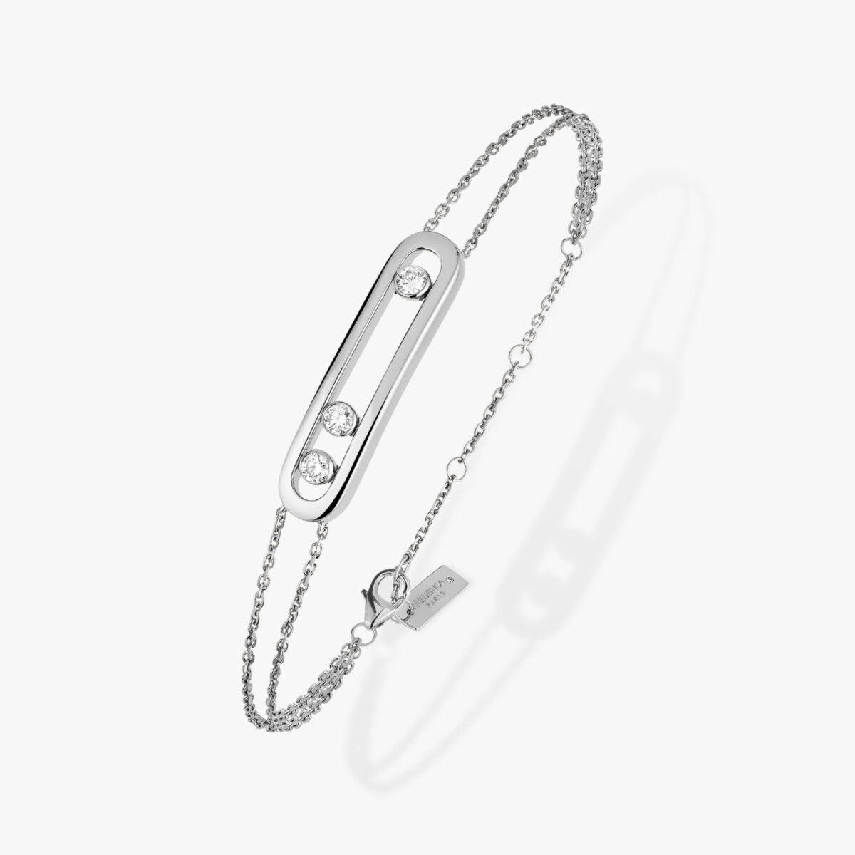 Bracelet Messika Move Classique Or Blanc 03996-WG