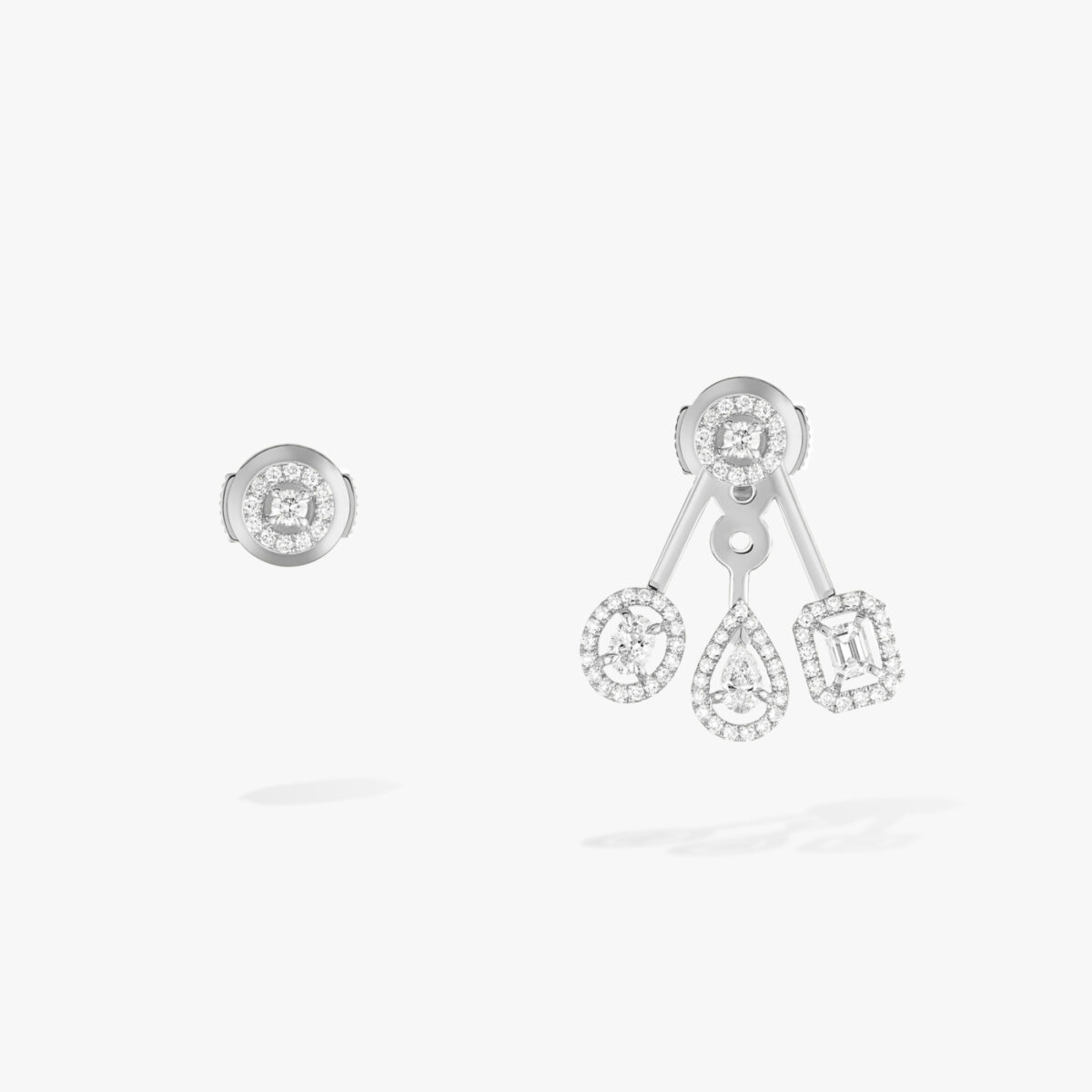 Boucles d'oreilles Messika My Twin Or Blanc 06527-WG