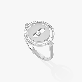 Bague Messika Lucky Move Or blanc 07470-WG