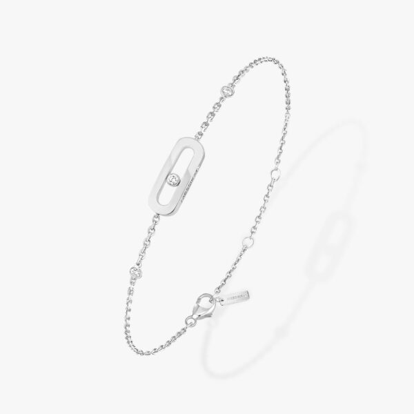 Bracelet Messika Move Uno Or blanc 10051-WG