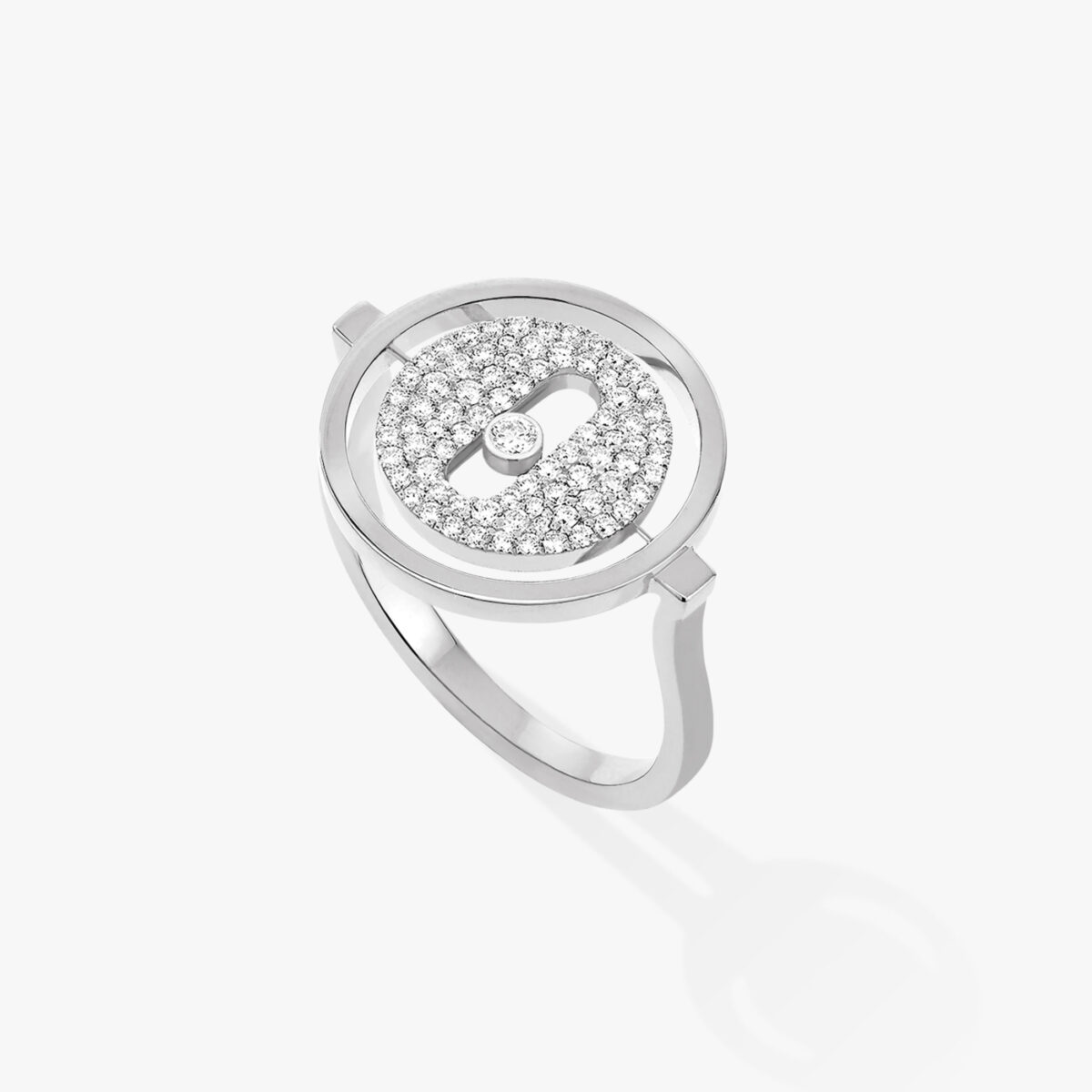 Bague Messika Lucky Move Or blanc 07534-WG