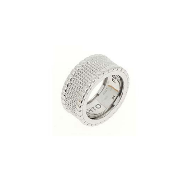 Bague Pesavento Pixel Argent Rhodié WPXLA491