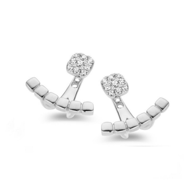 Boucles d'oreilles One More Ischia Or Blanc 057558A