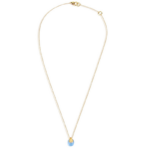 Collier Nanis Dancing in the rain Azure CS5-587 Or Jaune Aigre-marine é