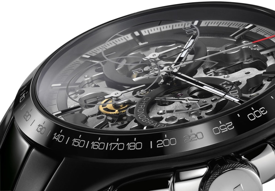 montre squelette homme