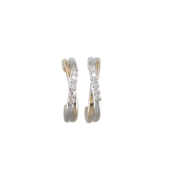 Boucles d'oreilles Sélection Cosyns JA3647 en or blanc et diamants