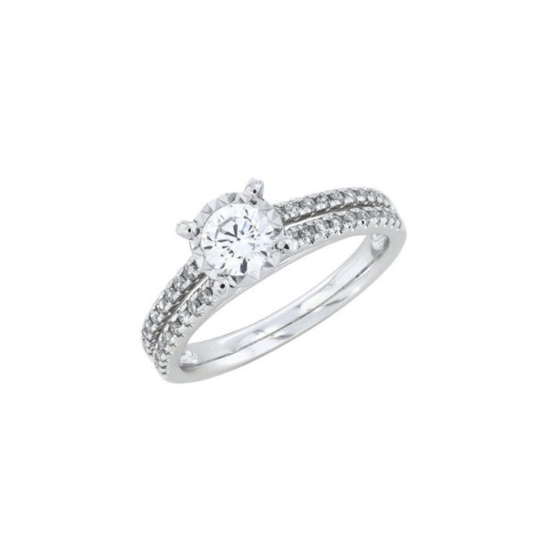 Bague Sélection Cosyns JA5591 Or Blanc 18 carats et diamants