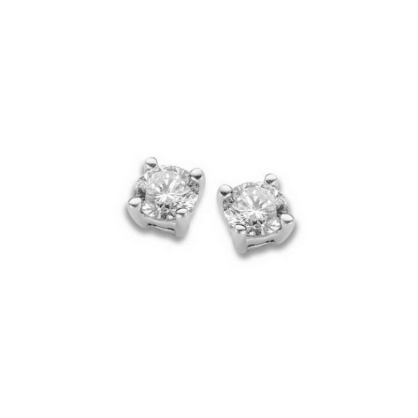 Boucles d'oreilles Sélection Cosyns JA1763 en or blanc et diamants