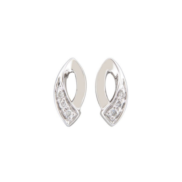 Boucles d'oreilles Sélection Cosyns JA3295 en or blanc et diamants