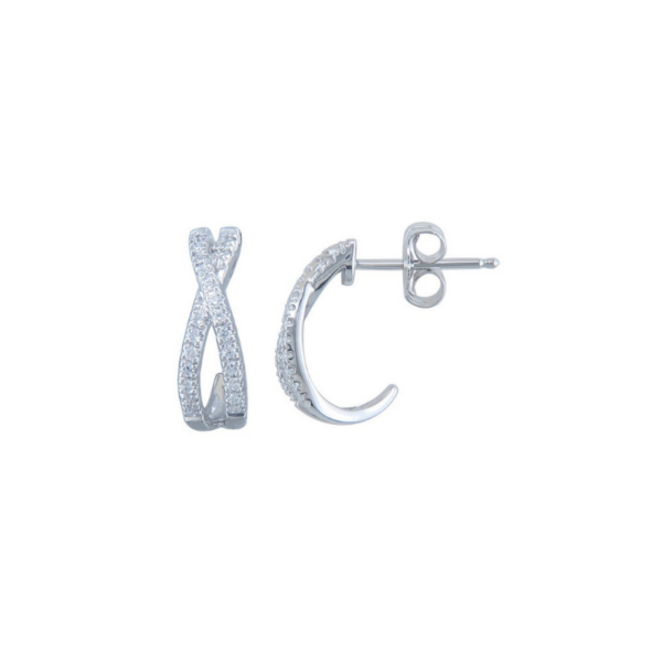 Boucles d'oreilles Sélection Cosyns JA4868 en or blanc et diamants