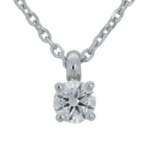 Collier Sélection Cosyns JA4826 en or blanc et diamant