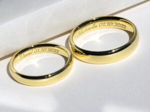 gravure alliance de mariage