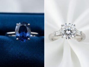 pierre saphir ou diamant bague fiancailles (1)