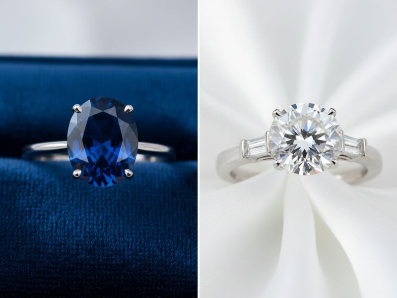 pierre saphir ou diamant bague fiancailles (1)