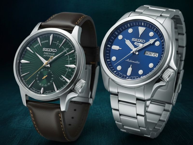 seiko 5 ou seiko presage
